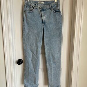 Abercrombie 90’s Straight Leg Criss Cross Waist